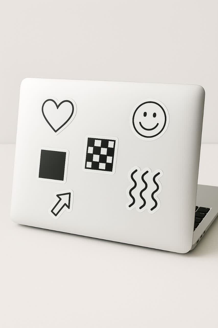 Minimalist Sticker Pack (25 pcs)